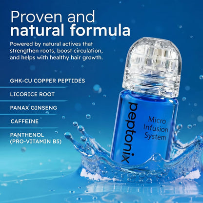 The Most Powerful Peptide Infusion  Hair Regrowth System
